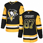 Penguins 87 Sidney Crosby Black Drift Fashion Adidas Jersey,baseball caps,new era cap wholesale,wholesale hats